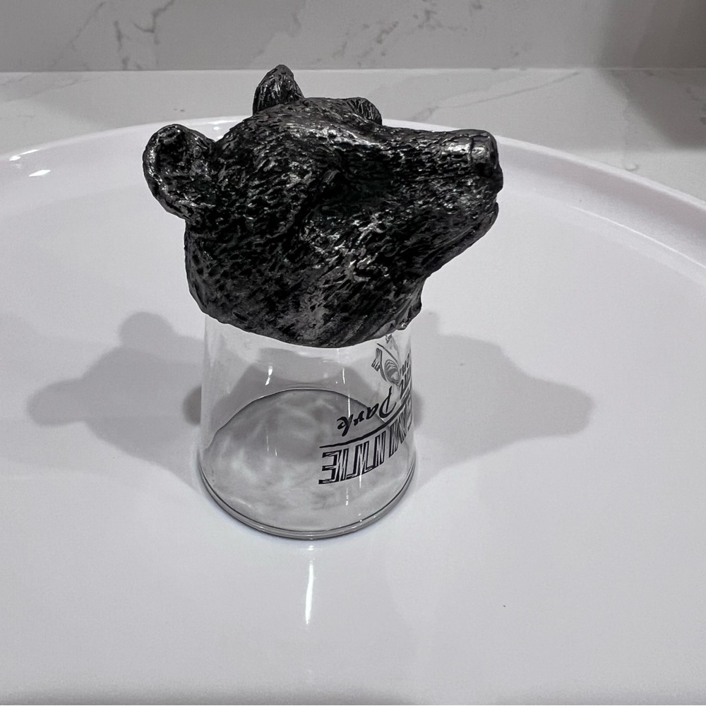 Yosemite National Park shot glass with bear head